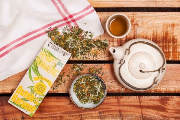 Hennep & Kurkuma - Hennep & Kurkuma thee 50 gram - Dutch Harvest losse thee