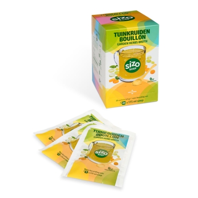 Sizo Soep Tuinkruiden Bouillon - instant soep - 26 zakjes