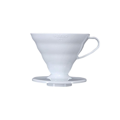 Hario V60 Dripper - maat 02 plastic wit