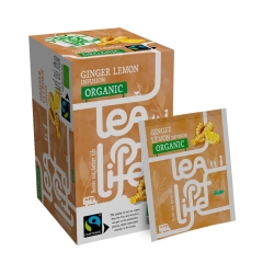 Ginger Lemon Infusion - Biologisch & Fairtrade - Tea of Life - 25 theezakjes